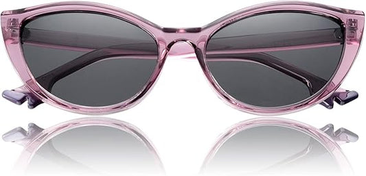 Polarized Cat Eye Sunglasses Womens Trendy 2026, Retro Narrow Cateye Sun Glasses UV Protection Small Shades VF2219