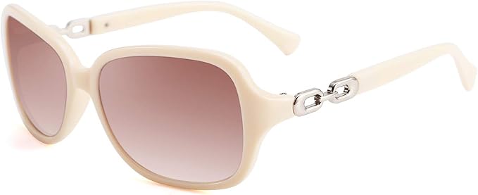 FEISEDY Vintage Square Polarized Sunglasses for Women UV400 Travel Driving Fashion Arcuate Sunglasses B2526