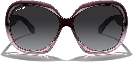 MERRY'S Oversized Polarized Sunglasses for Women - Retro Butterfly Frame S6098